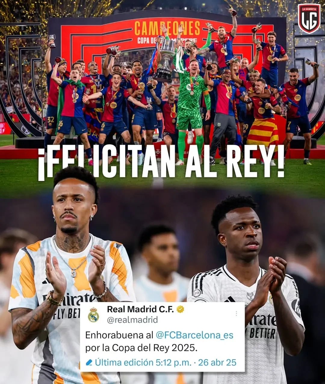 皇家马德里客场大胜巴塞罗那，携手巴萨领跑西甲榜首